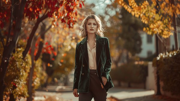 Vestes en velours femme : élégance et confort saisonniers